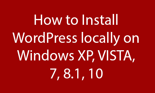 Manually Updating a Local WordPress Installation Using Windows XP